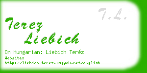 terez liebich business card